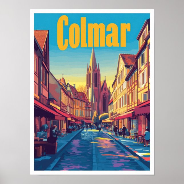 Colmar France Art Vintage Poster (Vorne)