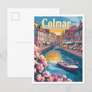Colmar France Art Vintage Postkarte