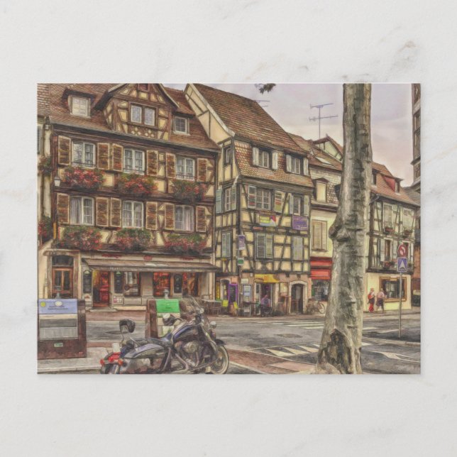 Colmar France Europe Art Postkarte (Vorderseite)