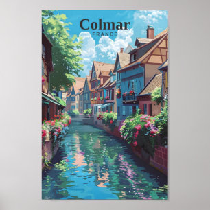 Colmar Frankreich Kunst, Dichtung und Musik Poster