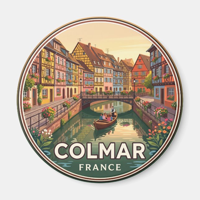 Colmar Frankreich Magnet (Vorne)