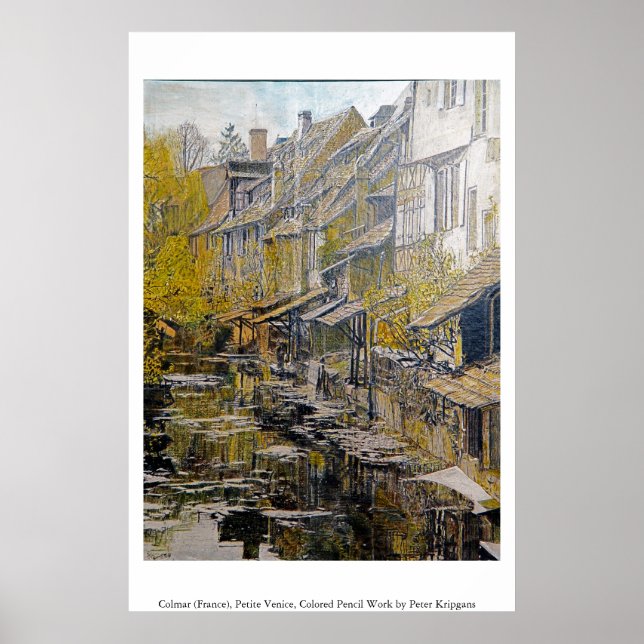 Colmar (Frankreich), Petite Venice Poster (Vorne)