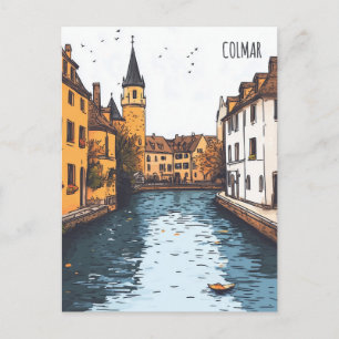 Colmar Frankreich Reise Postkarte