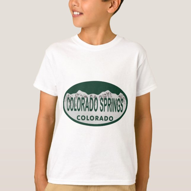 Colo Spgs Lizenz oval T-Shirt (Vorderseite)