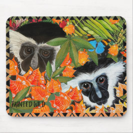 Colobus Friends Mousepad