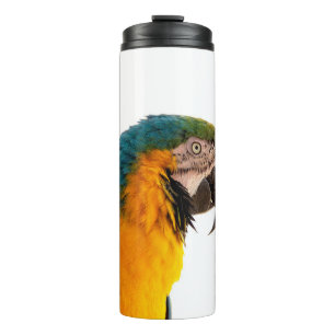 coloful Parrot  Thermosbecher