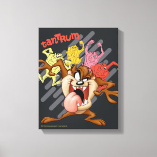 Coloful "Tantrum" TAZ™ Leinwanddruck