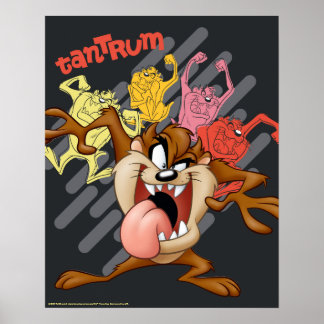 Coloful "Tantrum" TAZ™ Poster