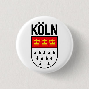 Cologne coat of arms (Germany) Button