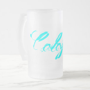 Cologne – Colonia – Köln am Rhein Mattglas Bierglas