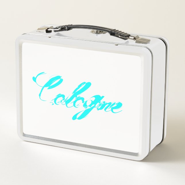 Cologne – Colonia – Köln am Rhein Metall Brotdose (Rückseite)