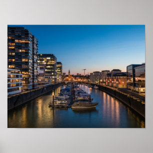 Cologne Germany Harbor Poster