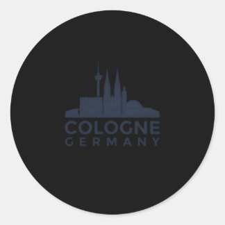 Cologne Gery Koln Ger Runder Aufkleber