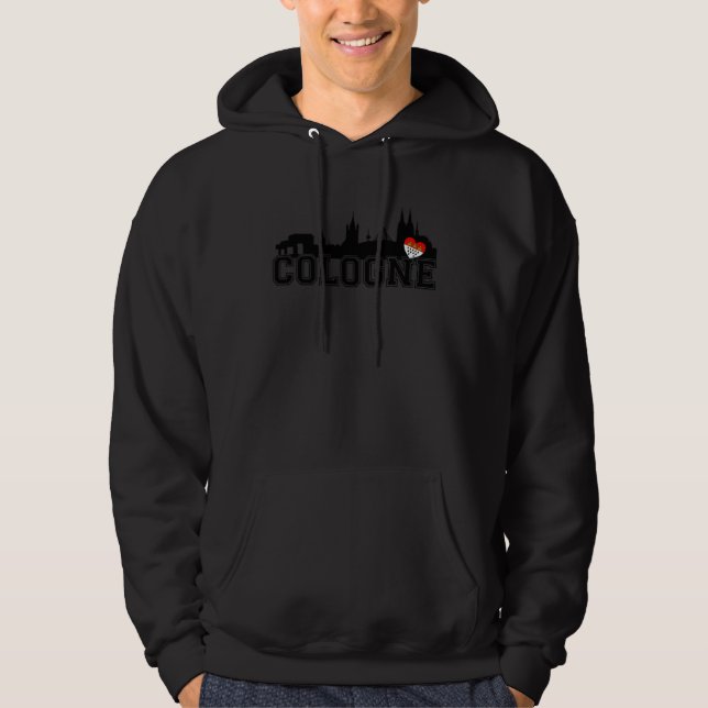 Cologne Skyline Germany Hoodie (Vorderseite)