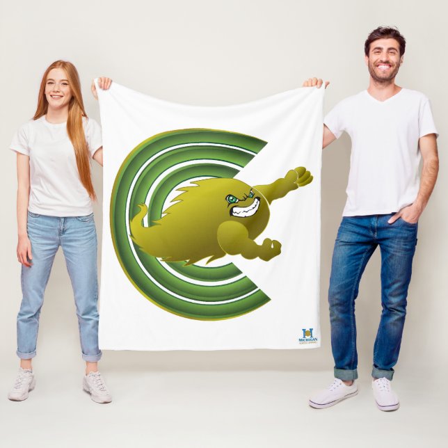 Coloma Comets #2 Fleecedecke (Beispiel)