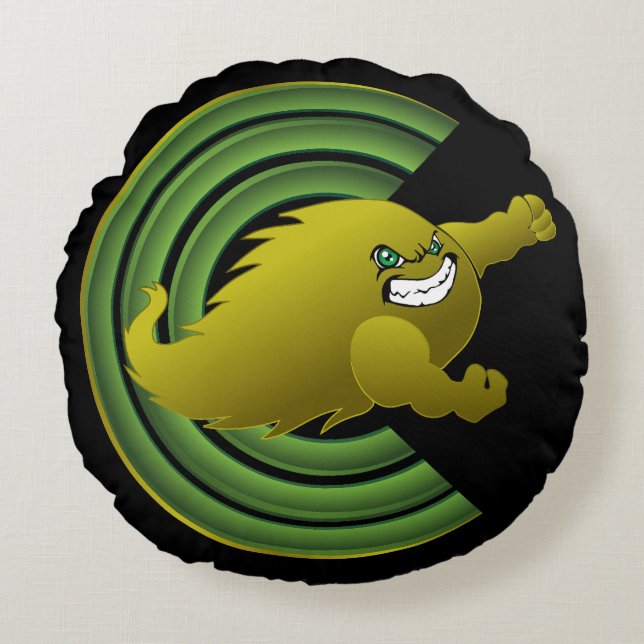 Coloma Comets #2 Rundes Kissen (Vorderseite)