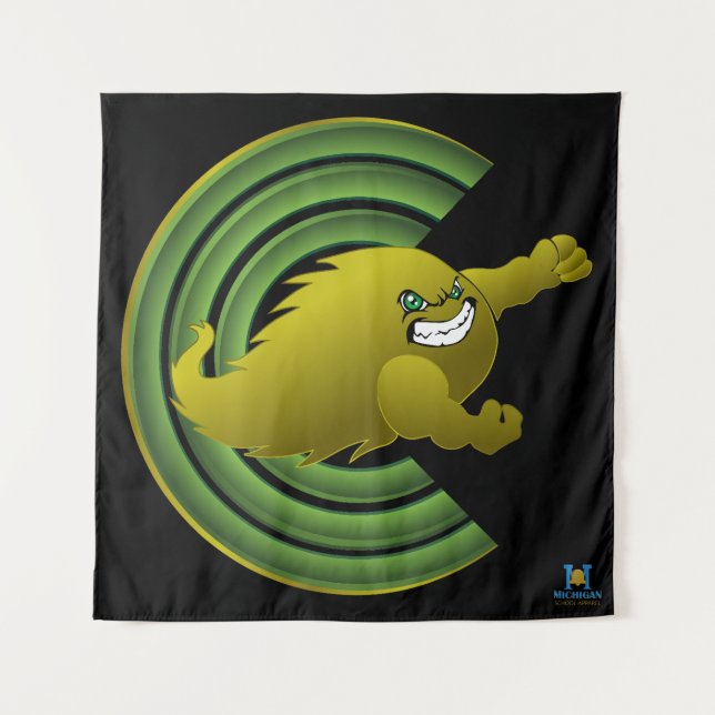 Coloma Comets #2 Wandteppich (Vorderseite)