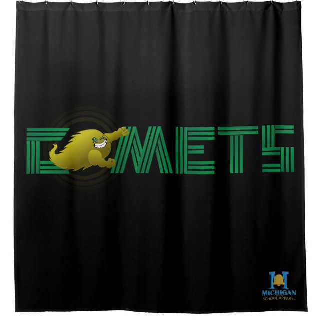 Coloma Comets #3 Duschvorhang (Vorderseite)