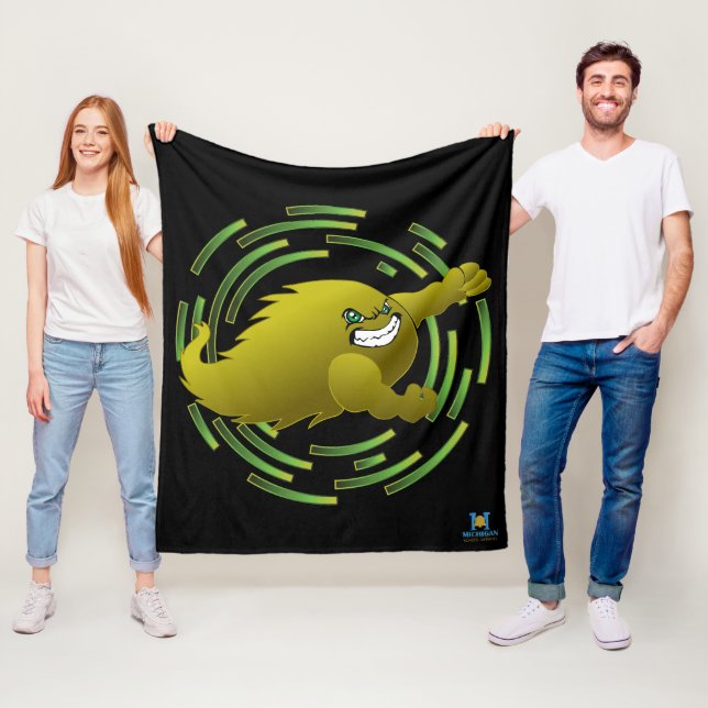 Coloma Comets #4 Fleecedecke (Beispiel)