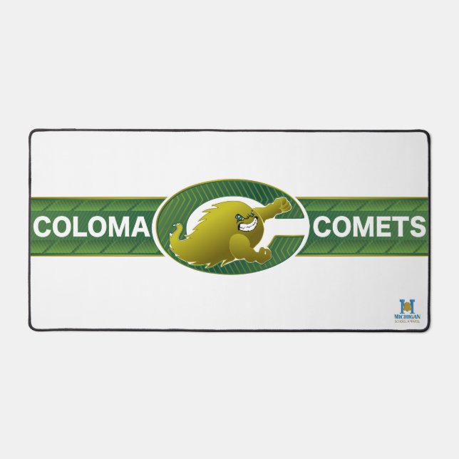 Coloma Comets Schreibtischunterlage (Vorderseite)