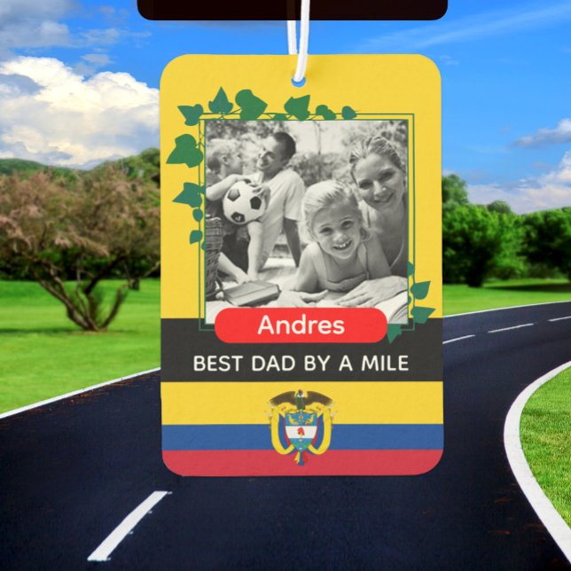 Colombia Air Freshener, Best Dad, Photo Autolufterfrischer (Von Creator hochgeladen)