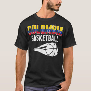 Colombia Basketball Fans Jersey Kolumbianische Fla T-Shirt