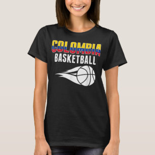 Colombia Basketball Fans Jersey Kolumbianische Fla T-Shirt