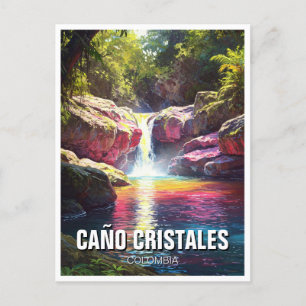 Colombia Cano Cristales Travel Postkarte