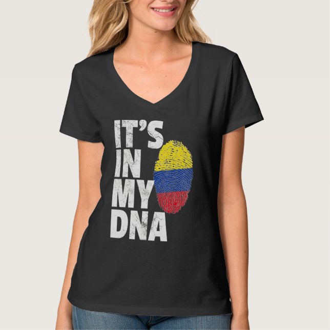Colombia Colombian Flag  Pride Country Home Nation T-Shirt (Vorderseite)
