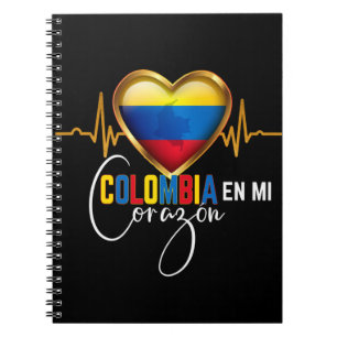 Colombia en mi Corazon Colombian Pride Notizblock