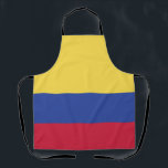 Colombia Flag Emblem Schürze<br><div class="desc">Colombia Patriotic Home Gift Design. Country Sign Souvenir. National Politics Mark Present. Homeland Symbol Presentation.</div>