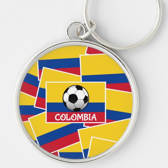 Colombia Football Schlüsselanhänger (Vorne)