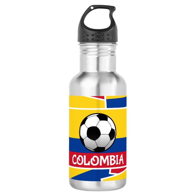 Colombia Football Trinkflasche (Vorderseite)