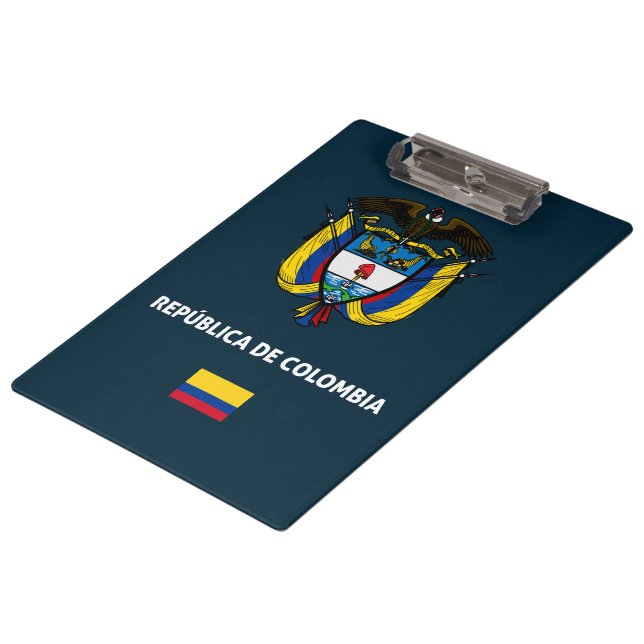 Colombia passport phone case klemmbrett (Schrägansicht)