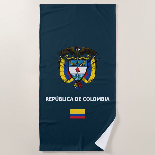 Colombia passport phone case strandtuch (Vorderseite)