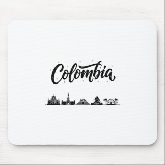 Colombia Skyline Travel Vacation Outfits  Mousepad