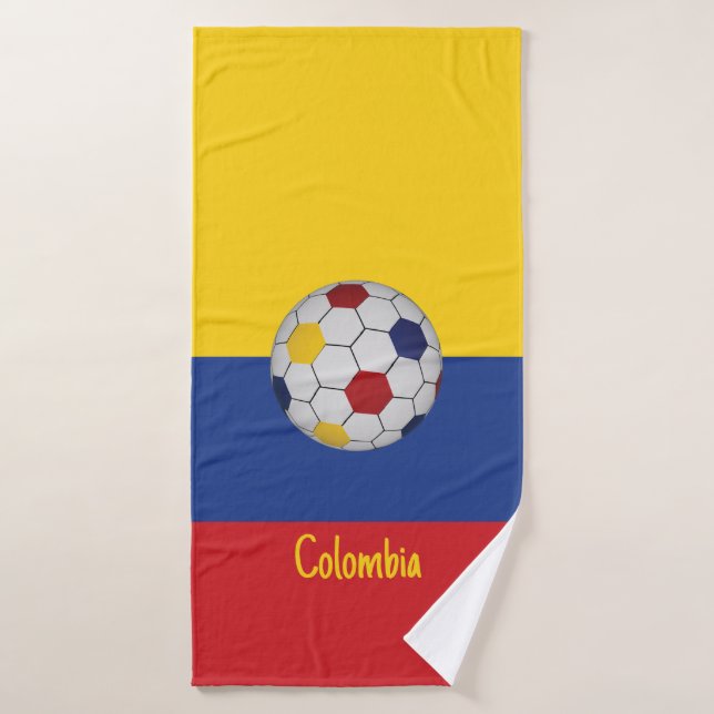 Colombia Soccer Badehandtuch (Badehandtuch)
