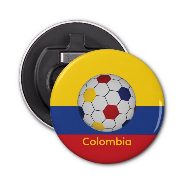 Colombia Soccer Flaschenöffner (Vorderseite)