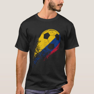 Colombia Soccer kolumbianische Flagge Pride Soccer T-Shirt