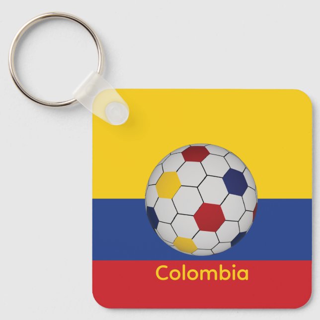 Colombia Soccer Schlüsselanhänger (Vorderseite)