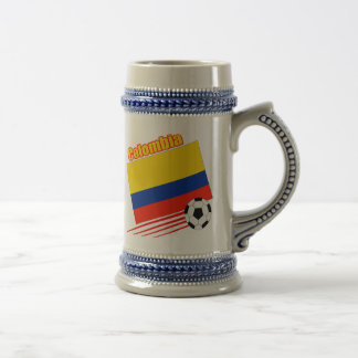 Colombia Soccer Team Bierglas