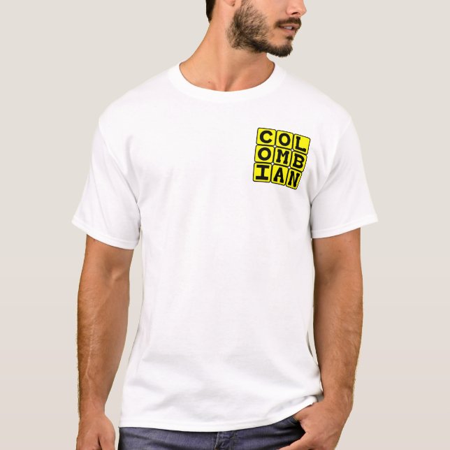 Colombian, Nationality T-Shirt (Vorderseite)