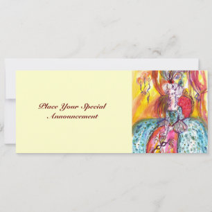 COLOMBINA / MARDI GRAS MASQUERADE BALL ANKÜNDIGUNG