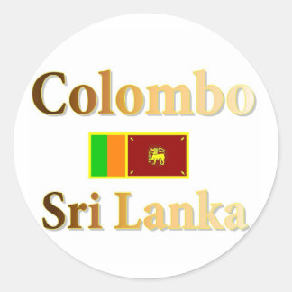 Colombo Runder Aufkleber