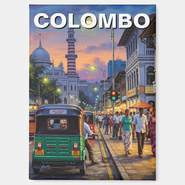 Colombo Sri Lanka Magnet (Vorderseite)