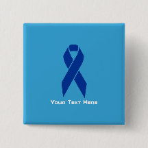Colon Cancer Awareness Blue Ribbon