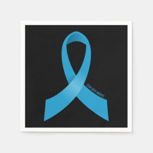 Colon Cancer Awareness Ribbon Serviette