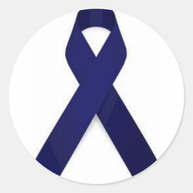 Colon Cancer Awareness Runder Aufkleber (Vorderseite)