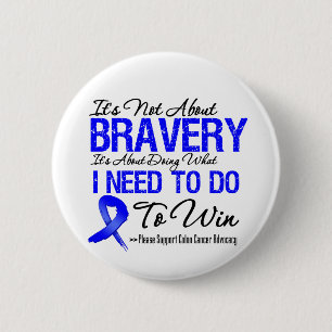Colon Cancer Battle Button