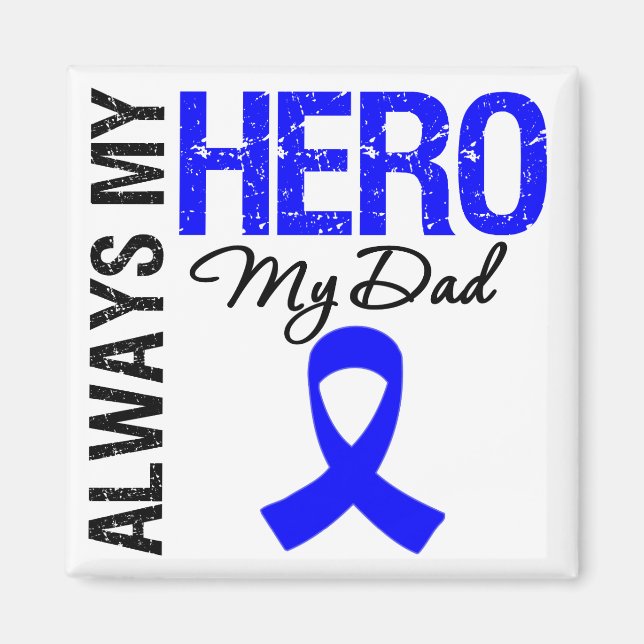 Colon Cancer immer mein Held Mein Vater Magnet (Vorne)